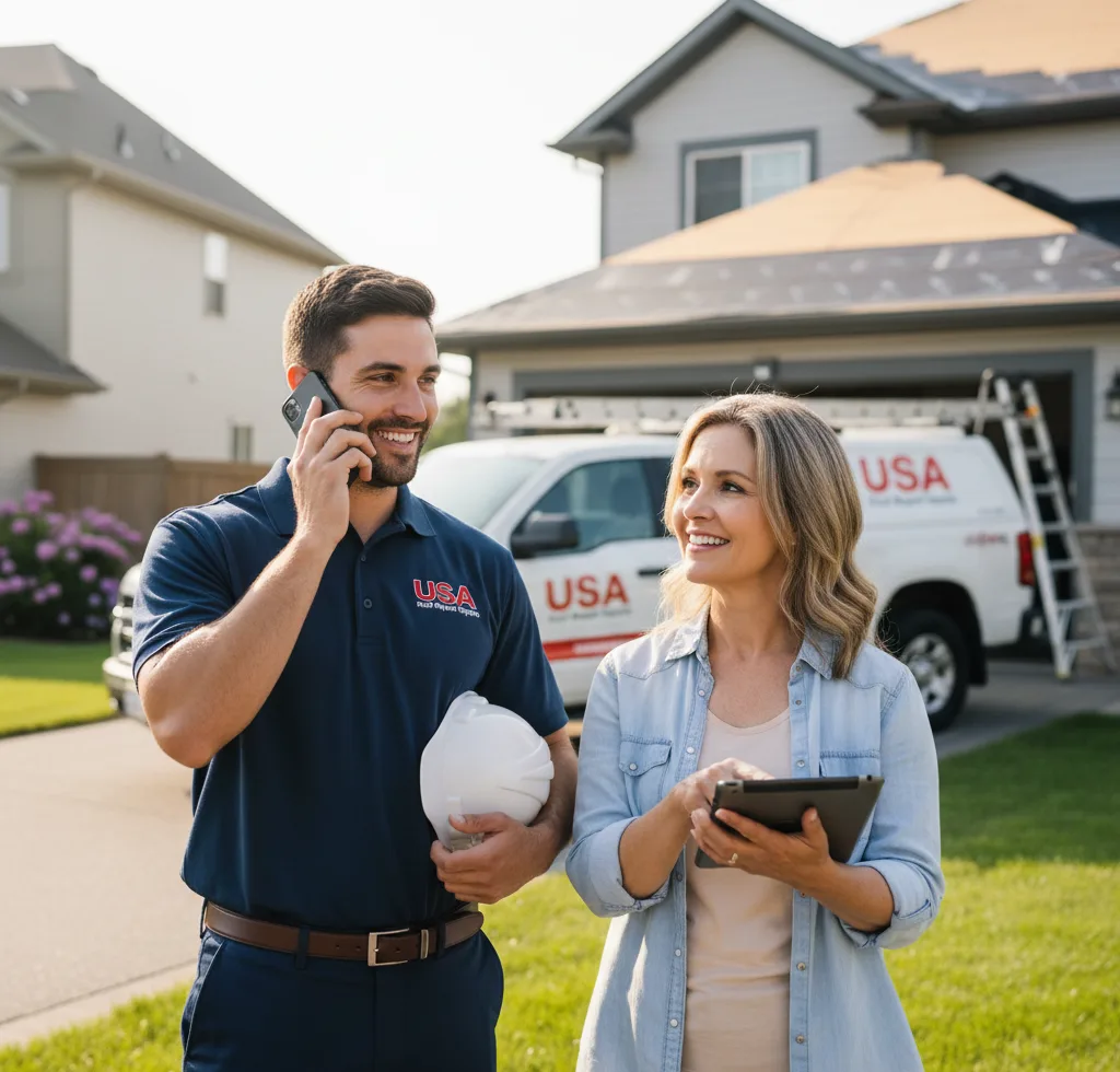 USA Roof Repair Experts customer support in Carey